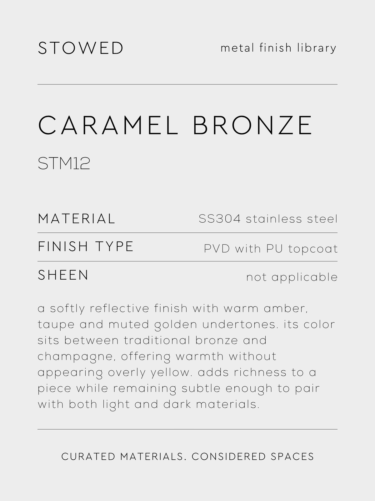 CARAMEL BRONZE
