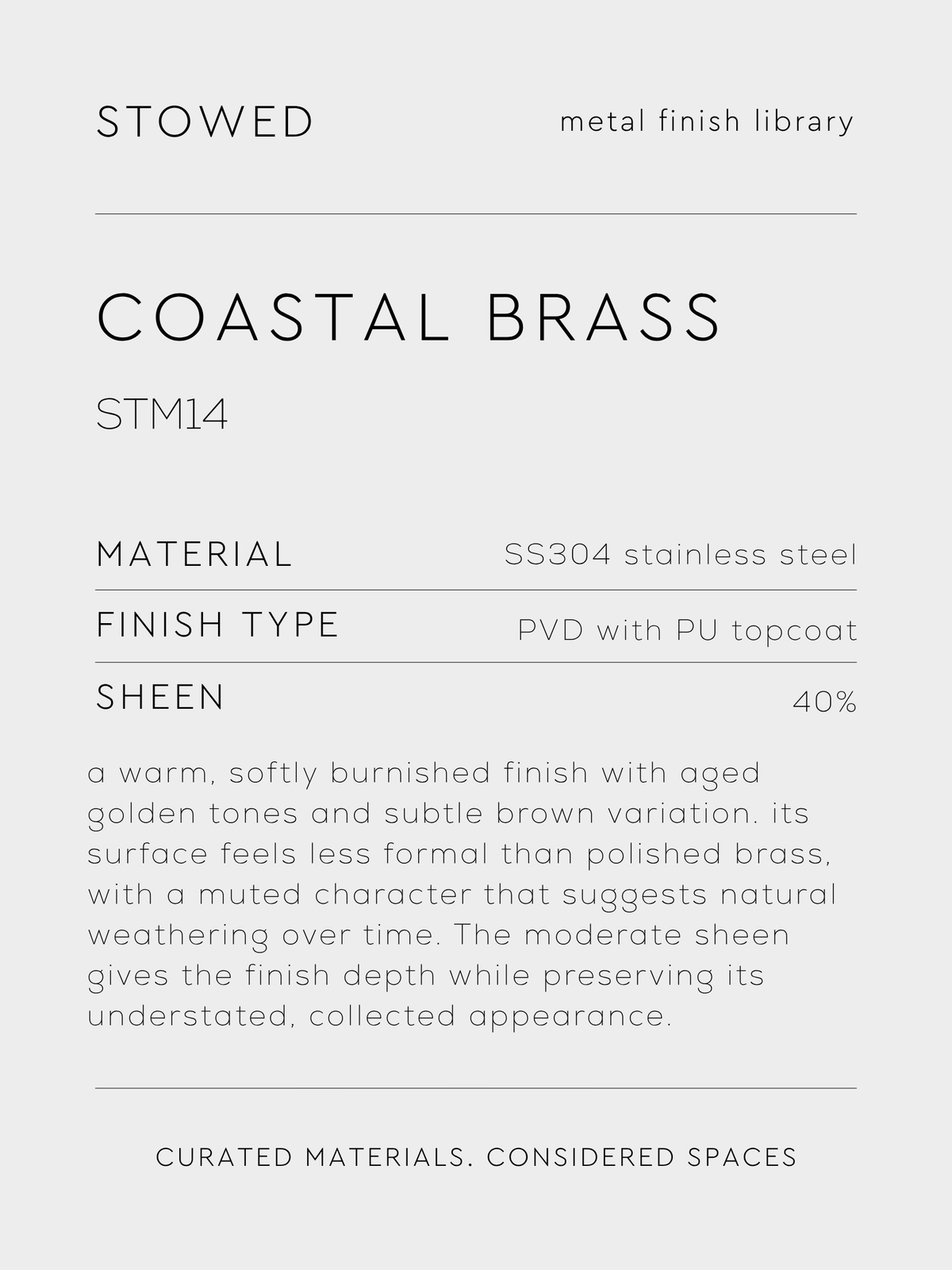 COASTAL BRASS