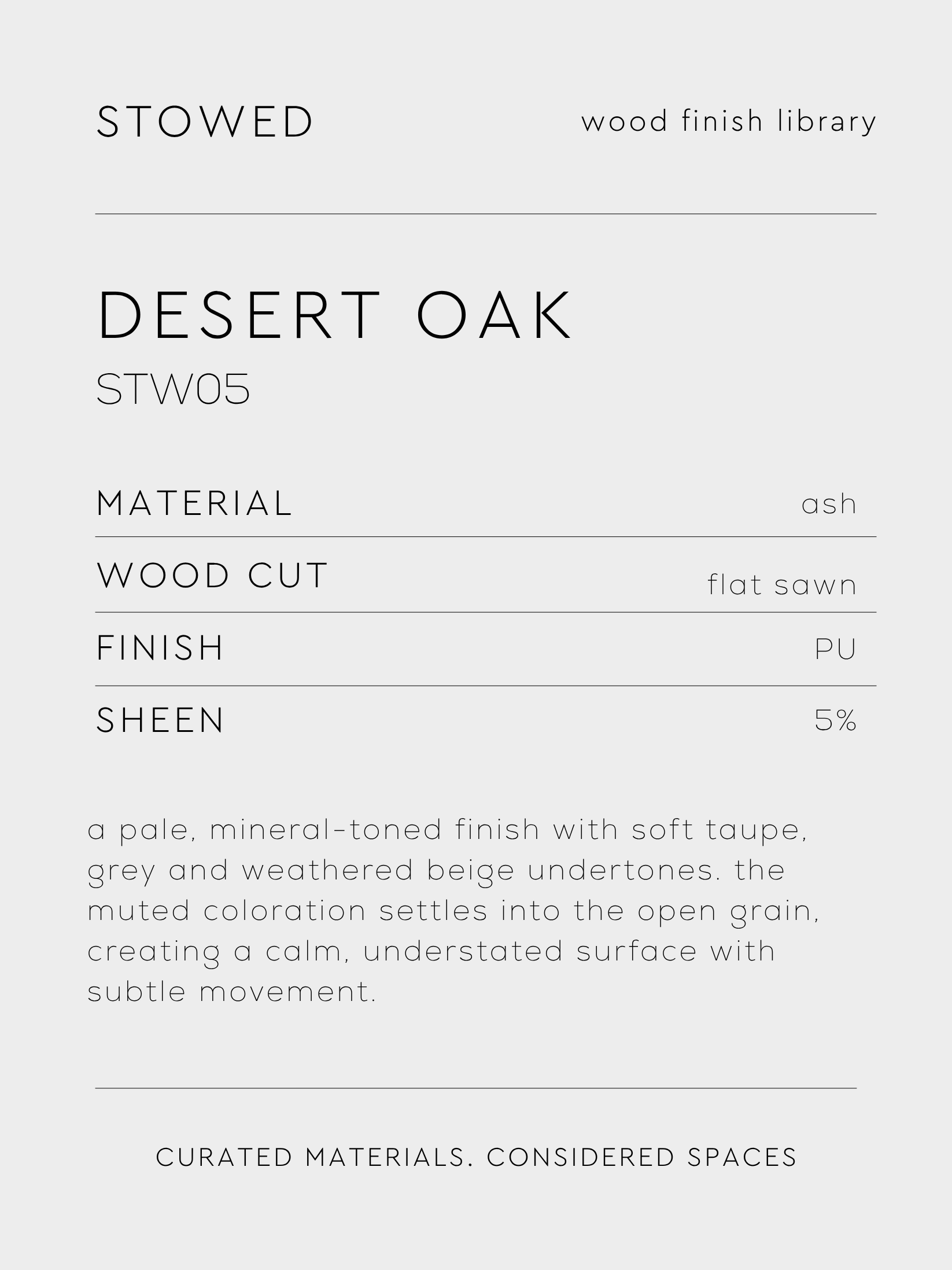 DESERT OAK