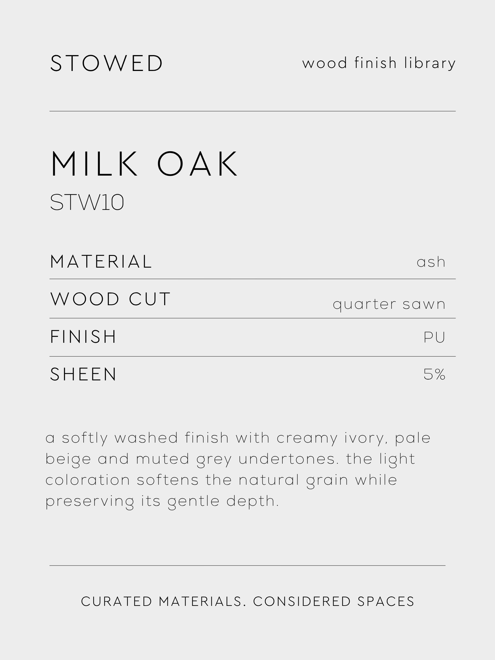 MILK OAK