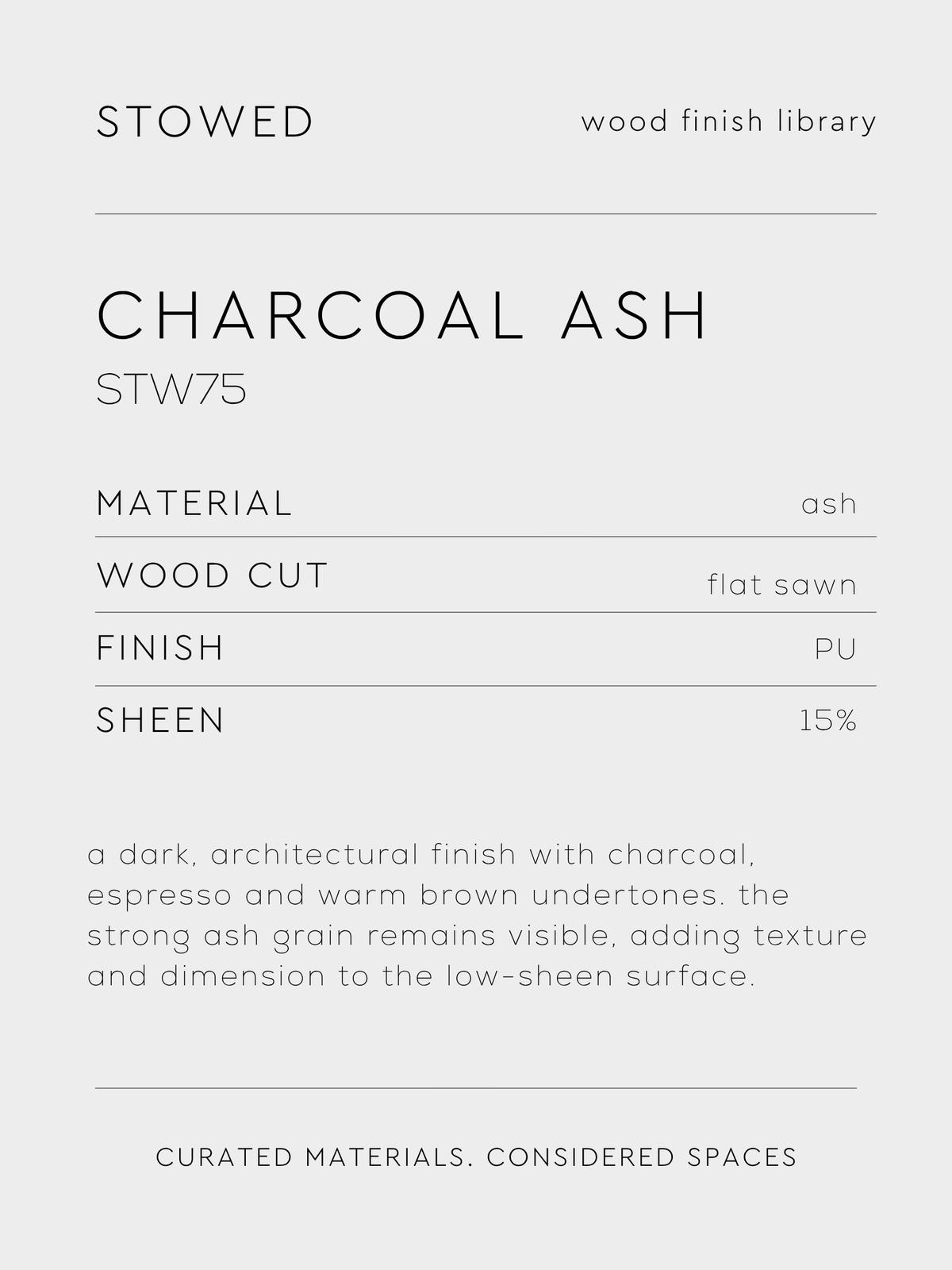 charcoal ash