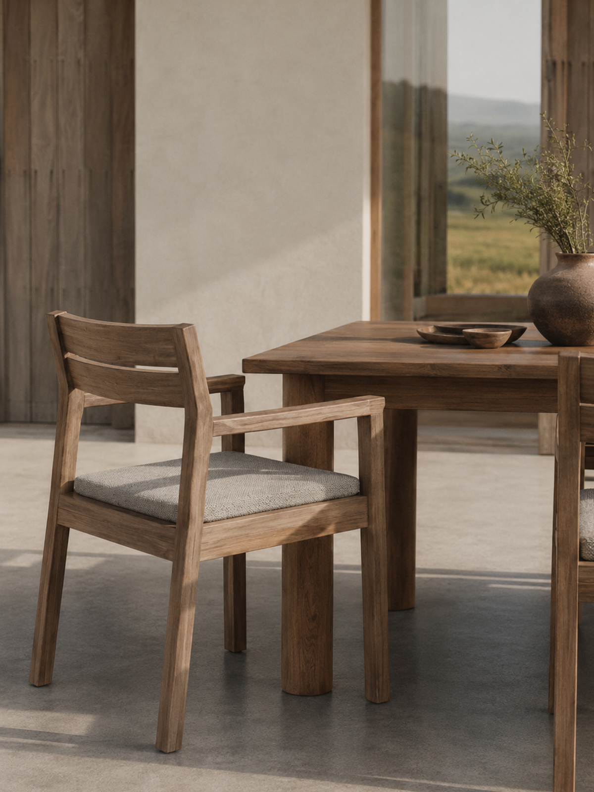 Solene Outdoor Dining Arm Chair